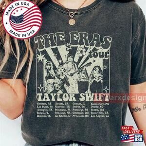 Retro The Eras Tour Shirt Dates Y2K Unisex Classic